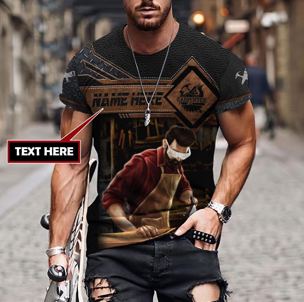 Personalized Name Carpenter 3D All Over Printed Unisex Shirts Ver 4