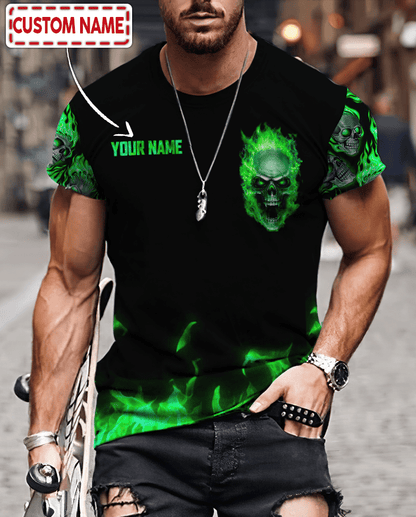 Skull 3D All Over Printed Unisex Shirts