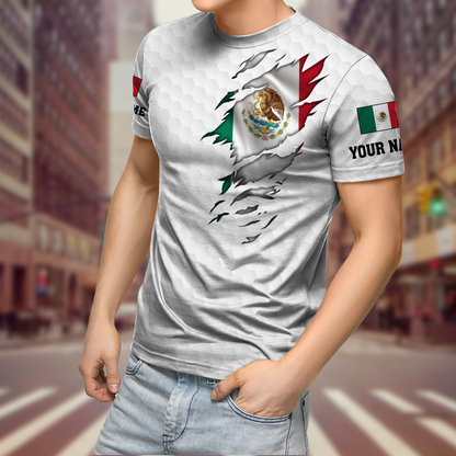 Personalized Name Mexico 3D All Over Printed Unisex Shirts DQB22062102