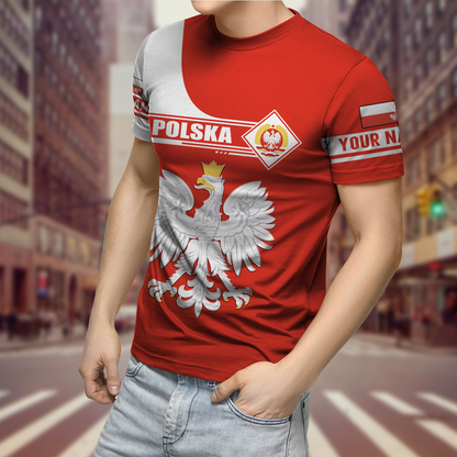 Personalized Polska 3D All Over Printed Unisex Hoodie