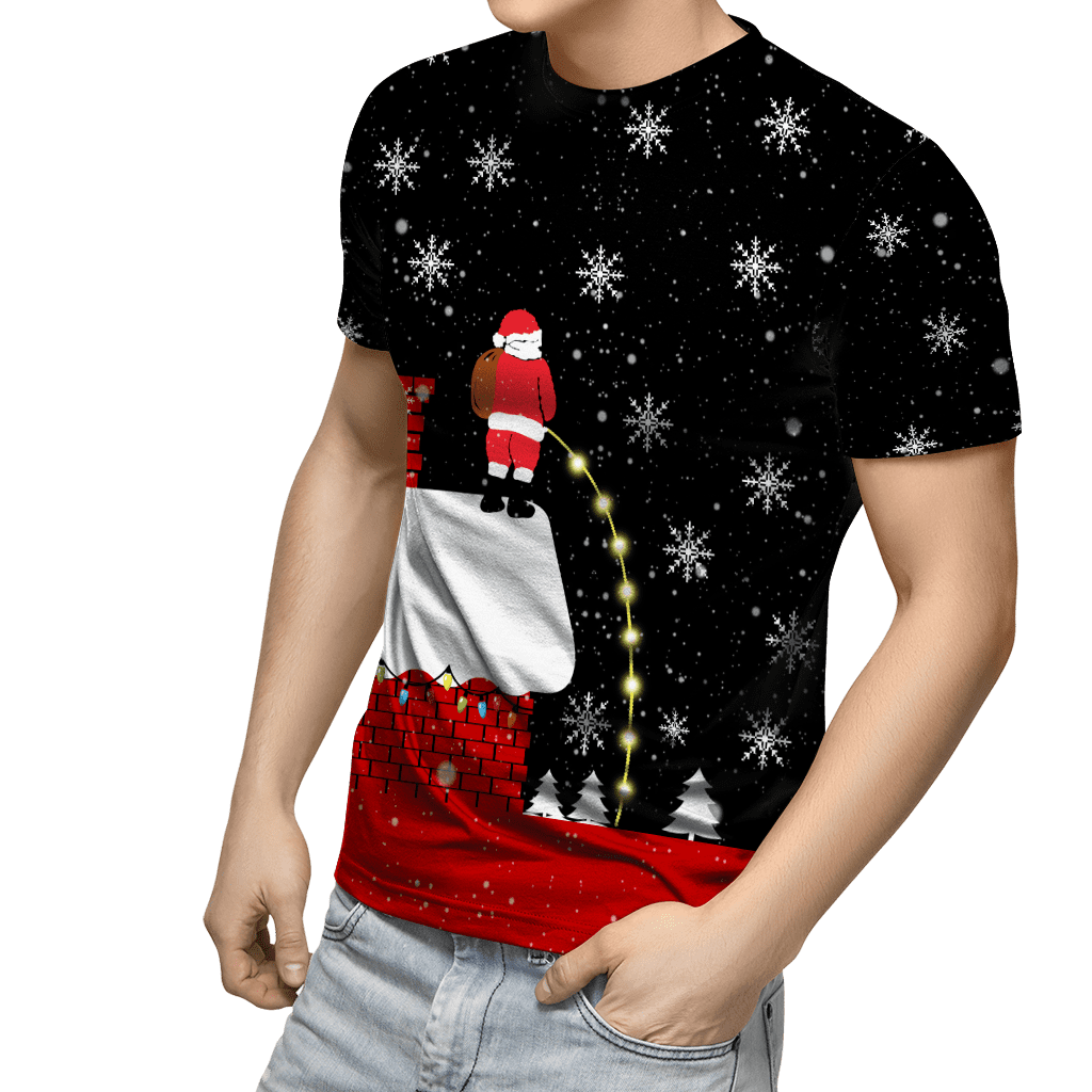 Santa Christmas 3D All Over Printed Unisex Shirts