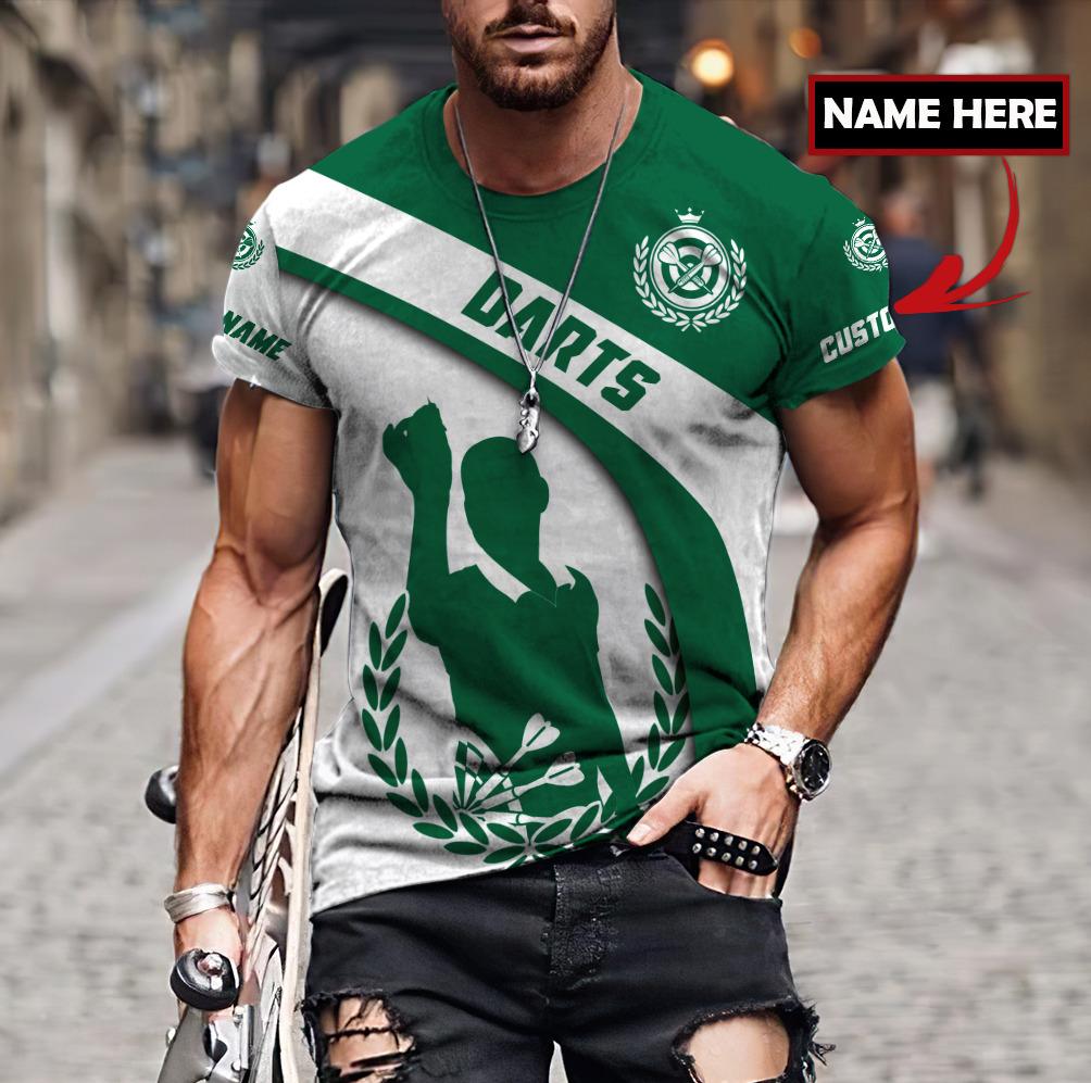 Darts Player No10 Personalized Name 3D Printed Personalized Unisex Hoodie ML