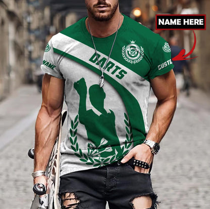 Darts Player No10 Personalized Name 3D Printed Personalized Unisex Hoodie ML