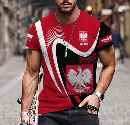 Personalized Polska 3D All Over Printed Unisex Hoodie