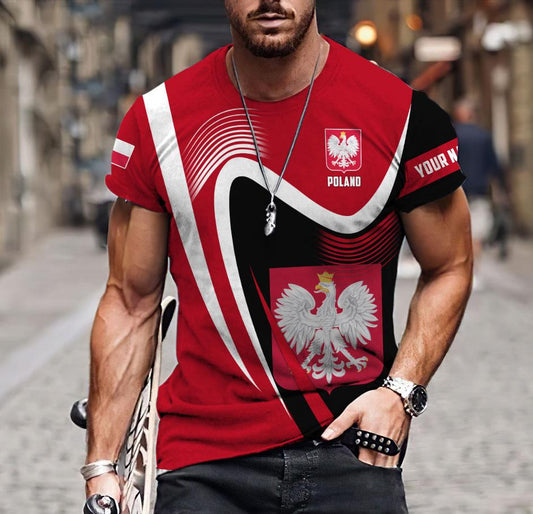 Personalized Polska 3D All Over Printed Unisex Hoodie