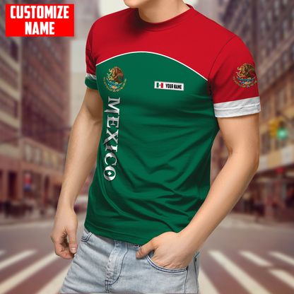 Persionalized Mexico 3D All Over Printed Unisex Shirts DQB26062102