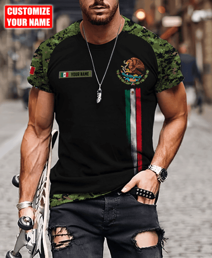 Personalized Name Mexico 3D All Over Printed Unisex Shirts Pi12072108