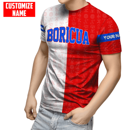 Customize Name Boricua Puerto Rico Hoodie For Men And Women