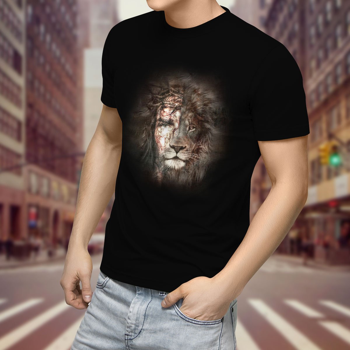 Lion God Forever - T-Shirt Style for Men and Women