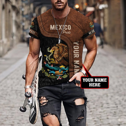 Personalized Name Mexico Pride 3D All Over Printed Unisex Hoodie