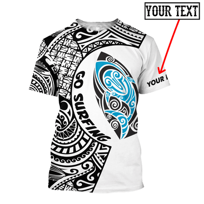 Polynesia No 16 Combo T Shirt Broad Short Go Surfing Personalize