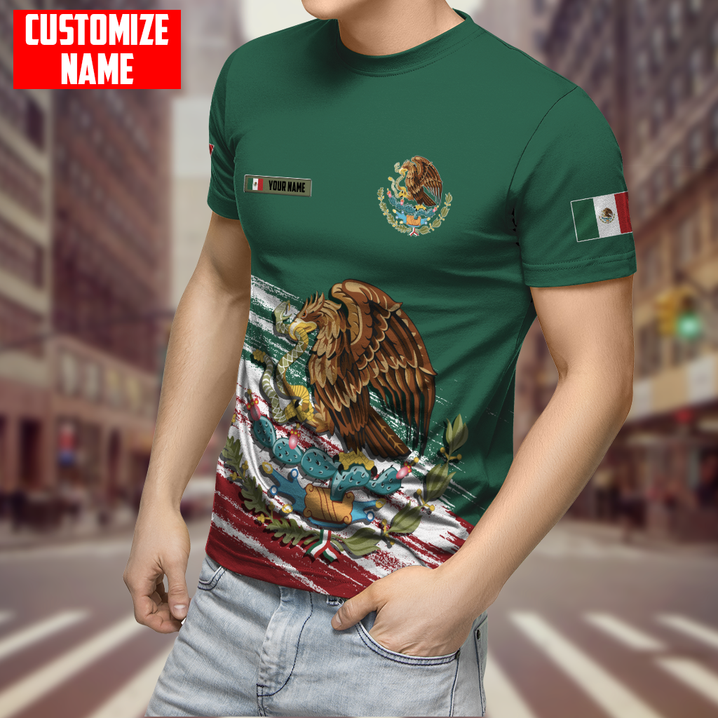 Persionalized Mexico 3D All Over Printed Unisex Shirts