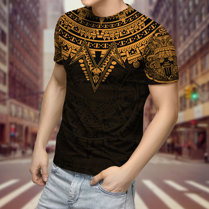 Aztec Mexico 3D All Over Printed Shirts For Men and Women