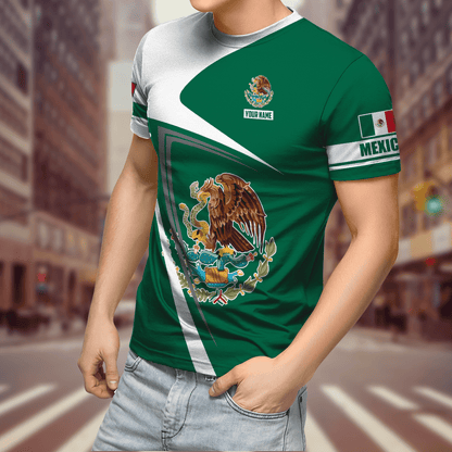 Persionalized Mexico 3D All Over Printed Unisex Shirts