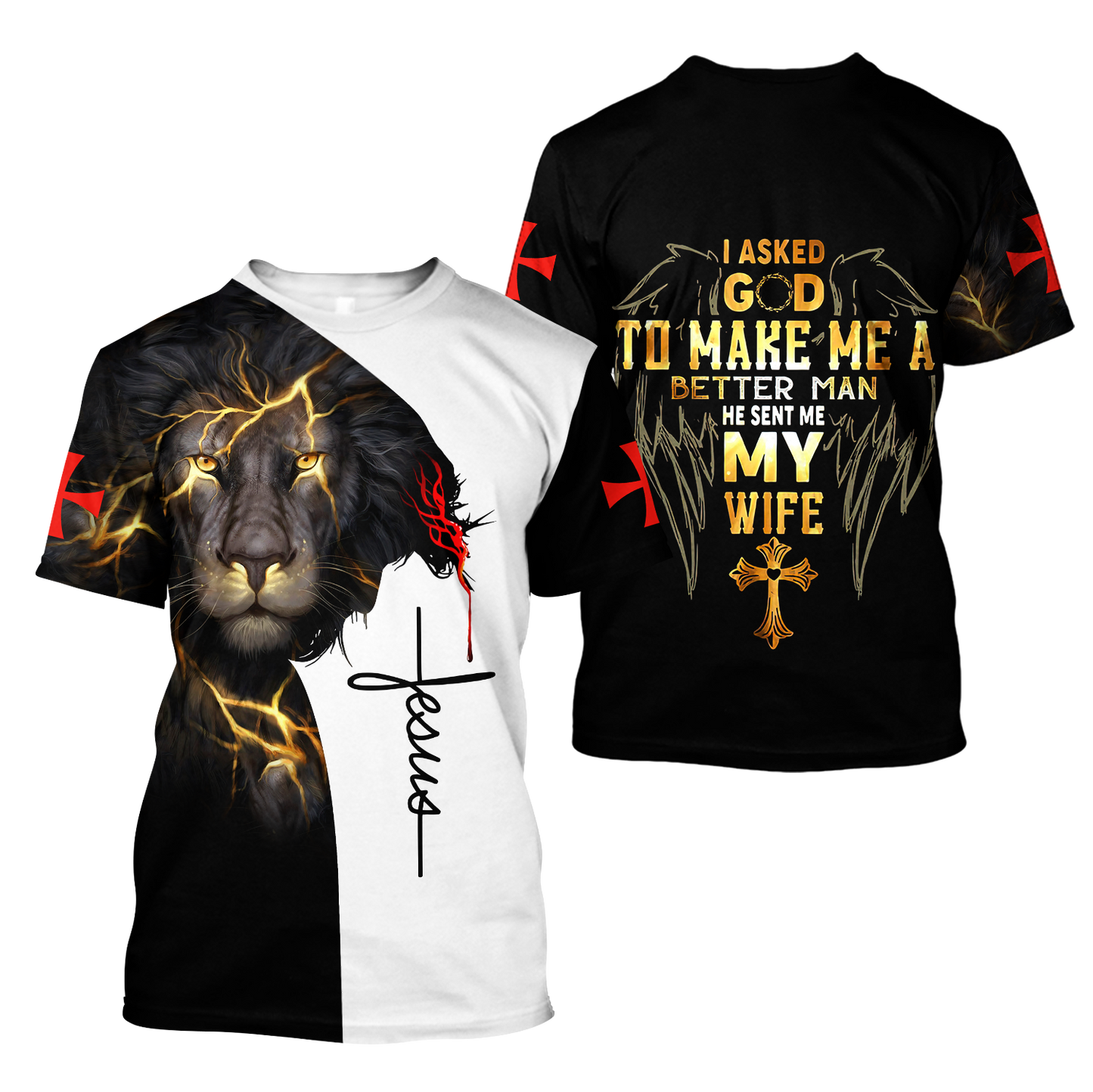 I Asked God To Make Me A Better Man 3D All Over Printed Hoodie Pi112059