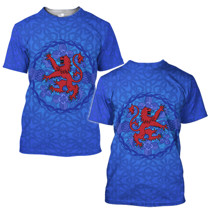 Premium Scotland Lion 3D All Over Printed Unisex