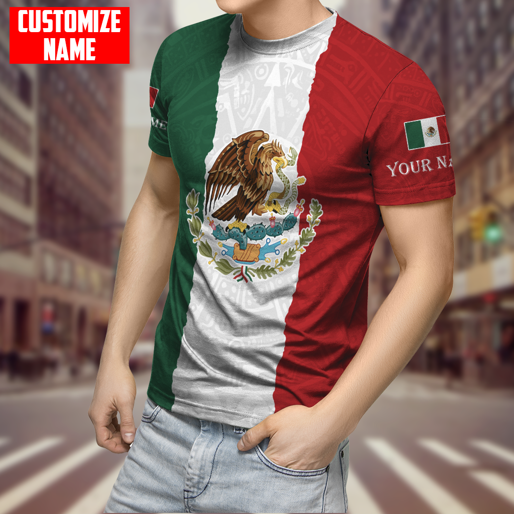 Personalized Name Mexico 3D All Over Printed Unisex Shirts DQB10072101