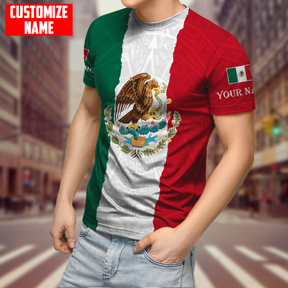 Personalized Name Mexico 3D All Over Printed Unisex Shirts DQB10072101