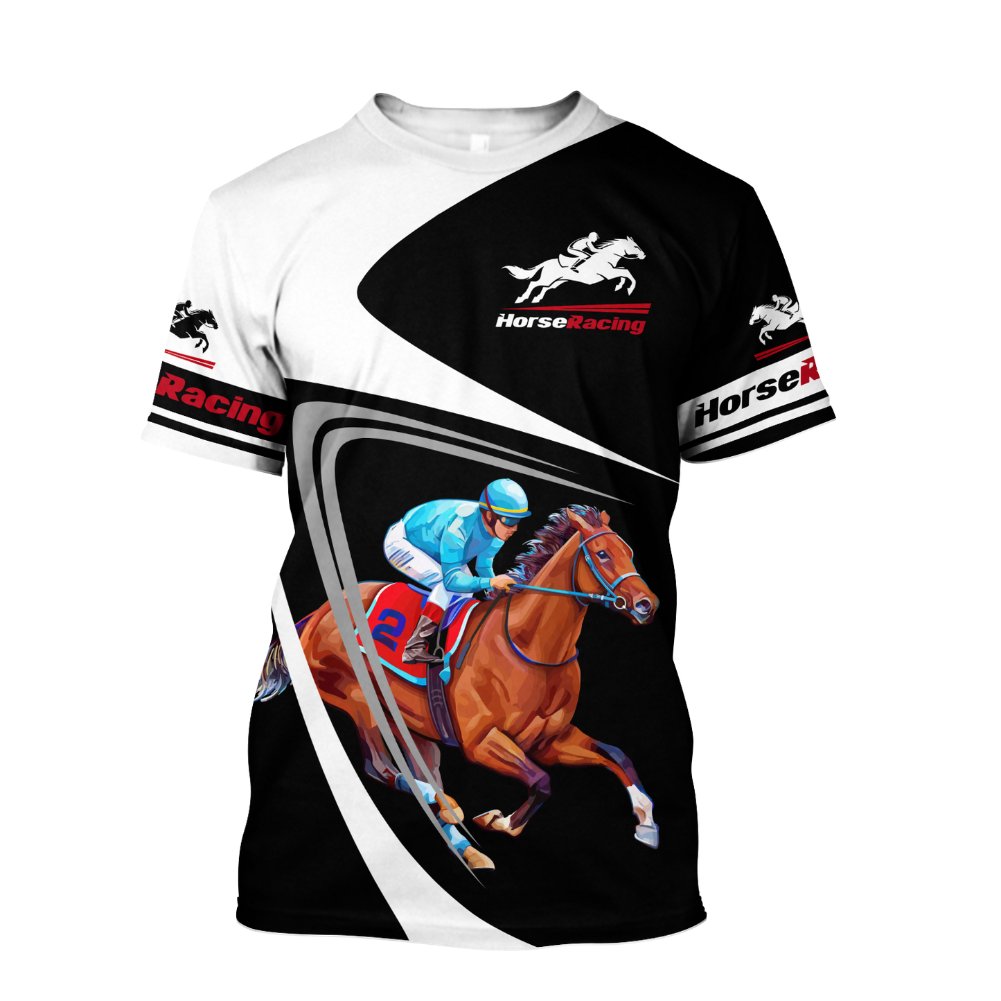 Horse Racing 3D All Over Printed Unisex Shirts