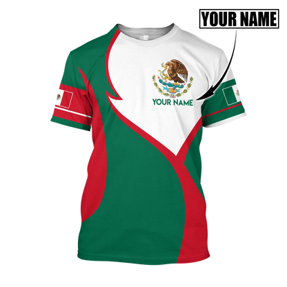 Mexico Hoodie Perionalized 3D All Over Printed Hoodie Shirts