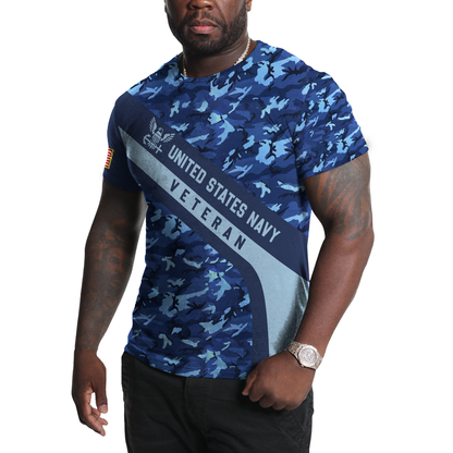 Premium Unique U.S Air Force Veteran Polo All Over Printed Personalized Shirt