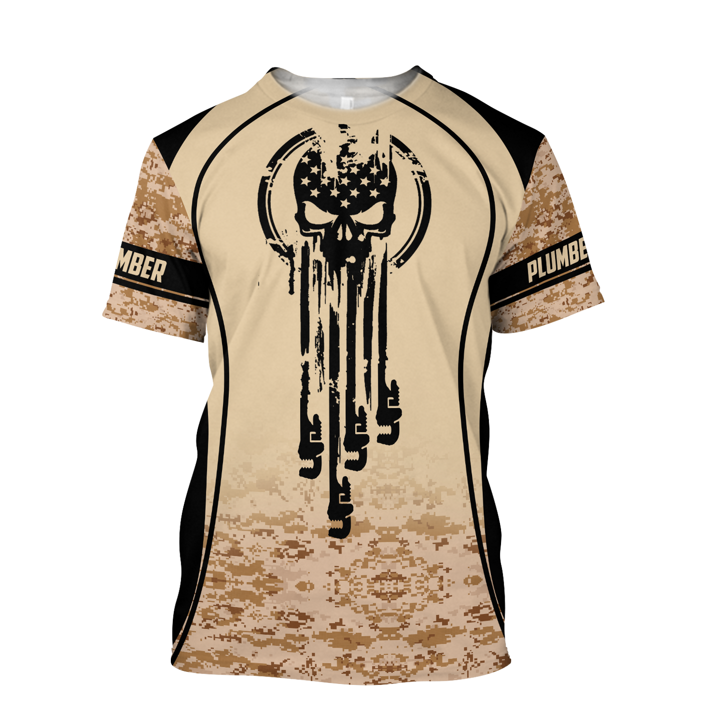 Premium Skull Plumber 3D All Over Printed Unisex Shirts