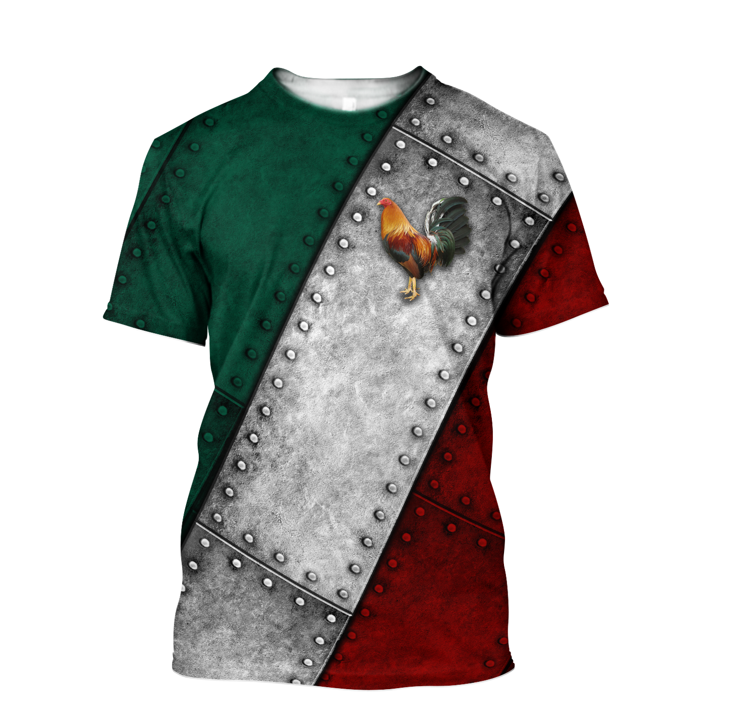Mexico Rooster 3D All Over Printed Unisex Hoodie