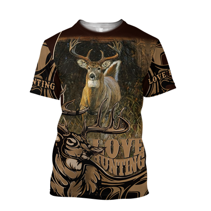 Deer Hunting 3D All Over Printed Shirts