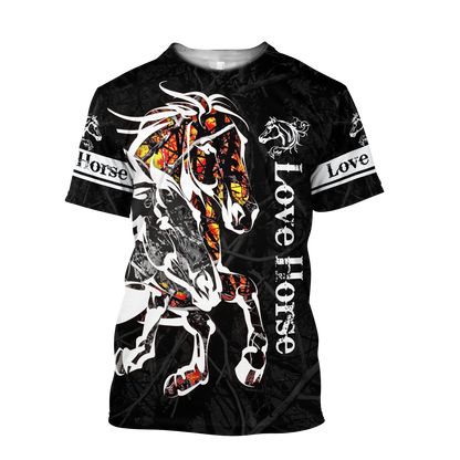 Horse 3D All Over Printed Shirts For Men and Women