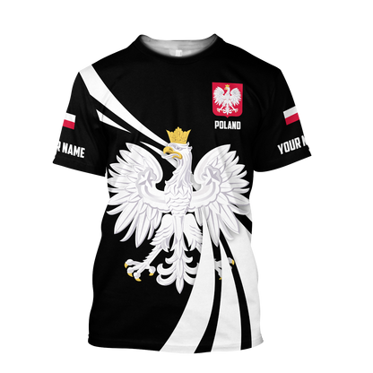 Personalized Polska 3D All Over Printed Unisex Hoodie