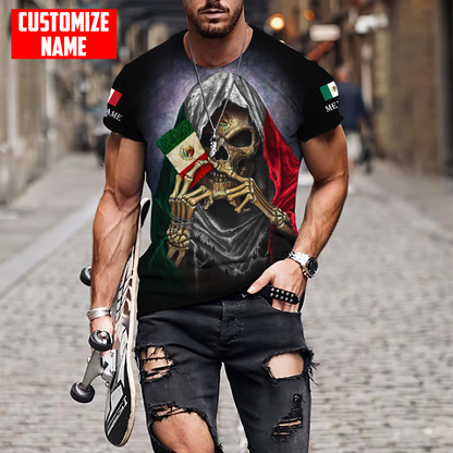 Persionalized Mexico 3D All Over Printed Unisex Shirts DQB03072101