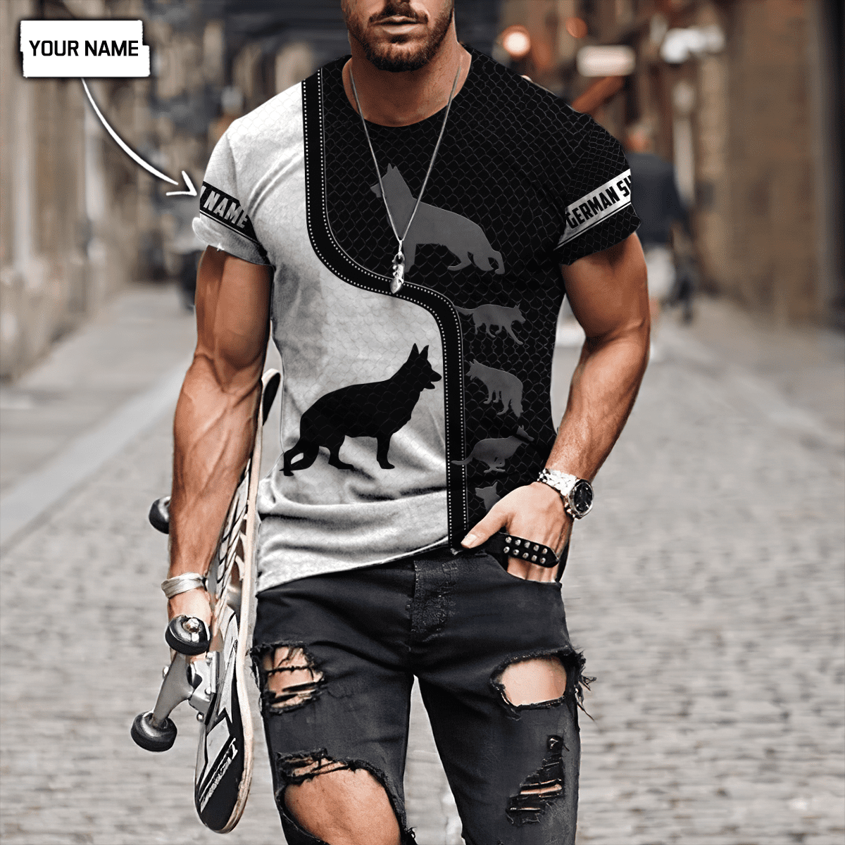 Personalized German Shepherd 3D Printed Unisex Shirt DD10072106