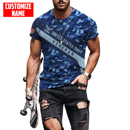 Premium Unique U.S Air Force Veteran Polo All Over Printed Personalized Shirt
