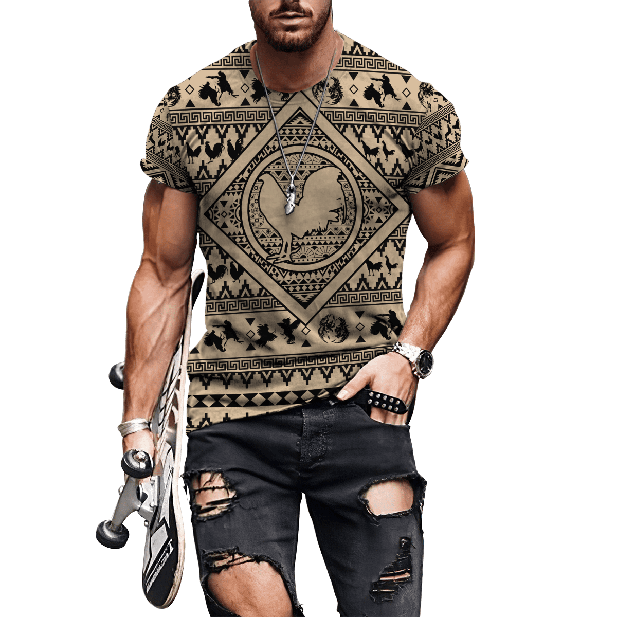 Rooster 3D Printed Unisex Shirt MH12072104