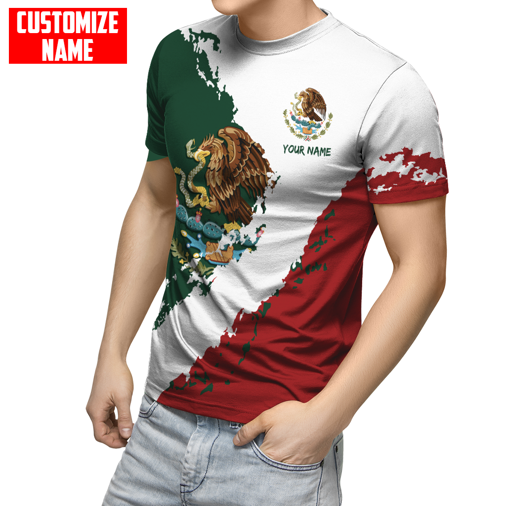 Persionalized Mexico 3D All Over Printed Unisex Shirts