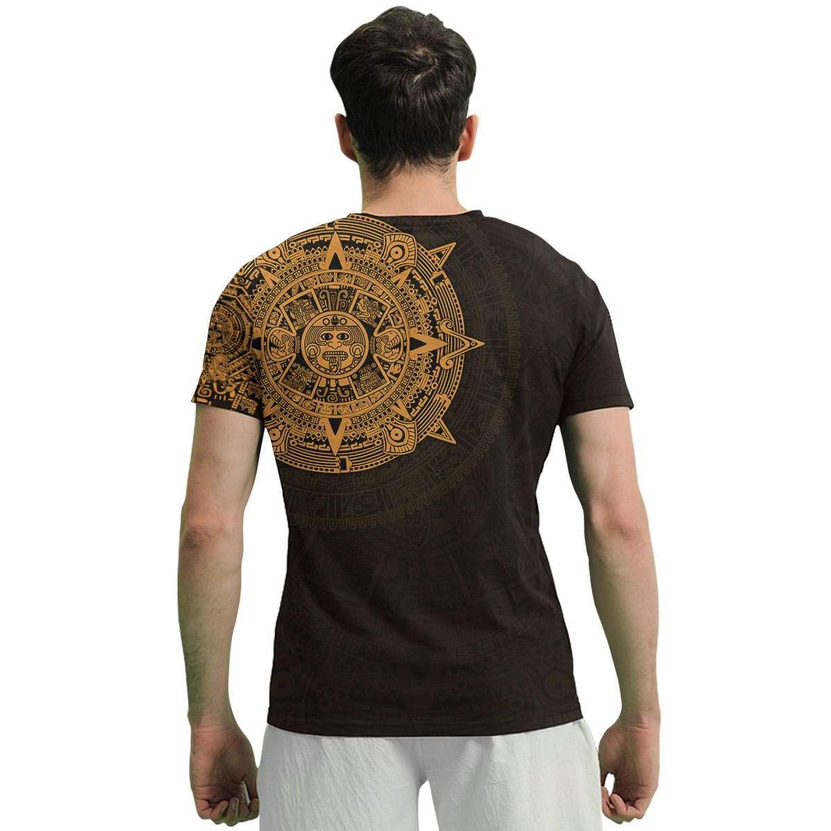 Premium Aztec Mexico 3D All Over Printed Shirts S