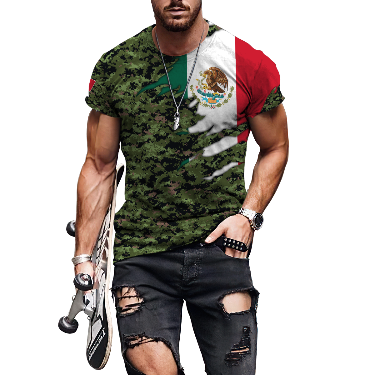 Mexico 3D All Over Printed Unisex Shirts DQB23062104