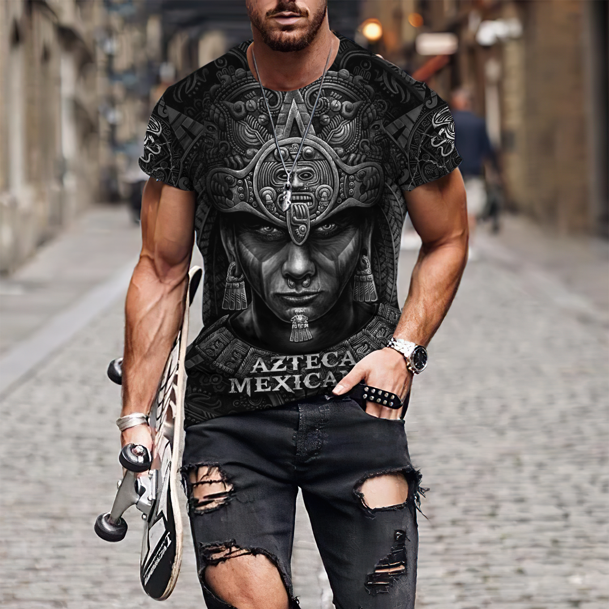 Aztec Mexican 3D All Over Printed Unisex Shirts DQB24062101
