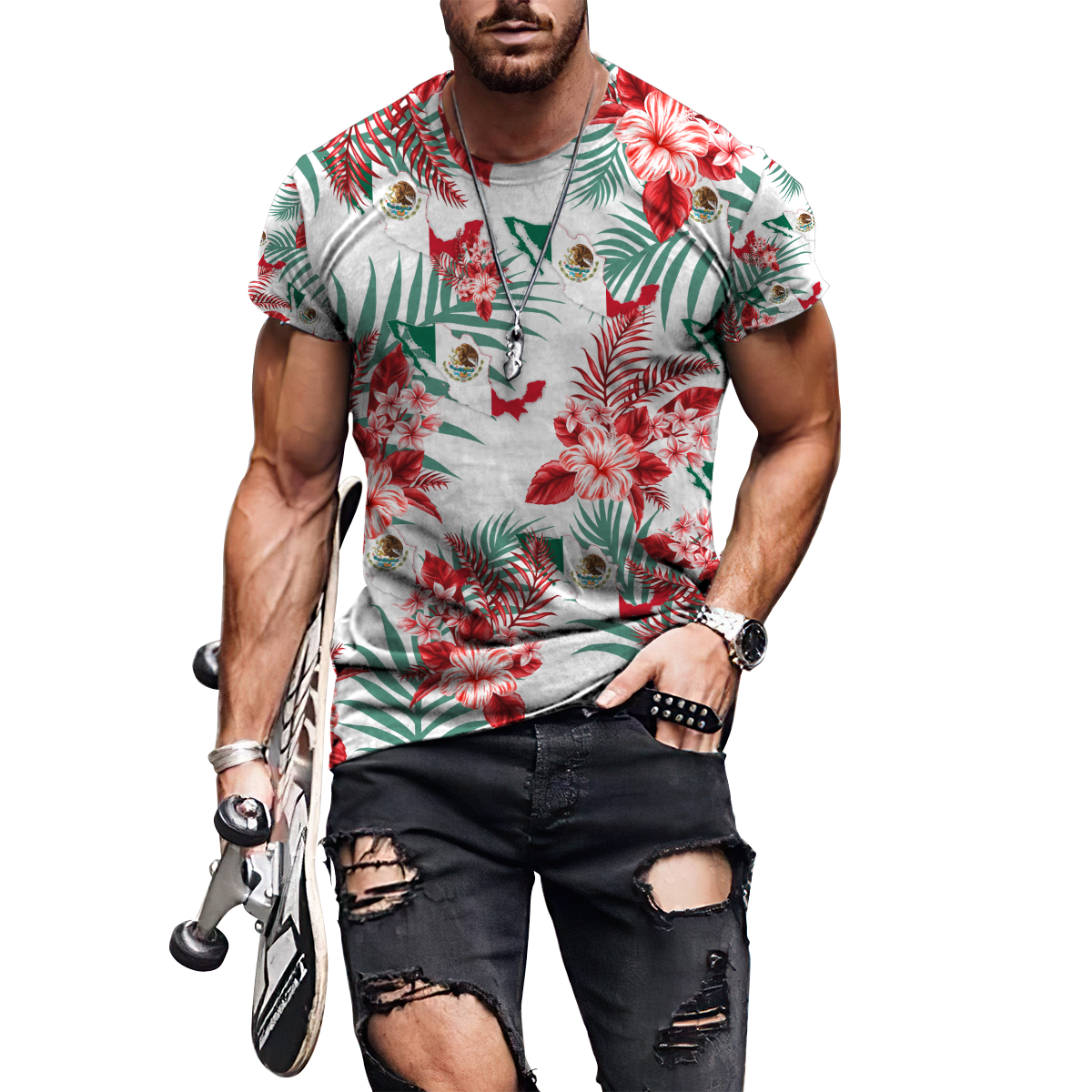 Mexico 3D All Over Printed Unisex Shirts
