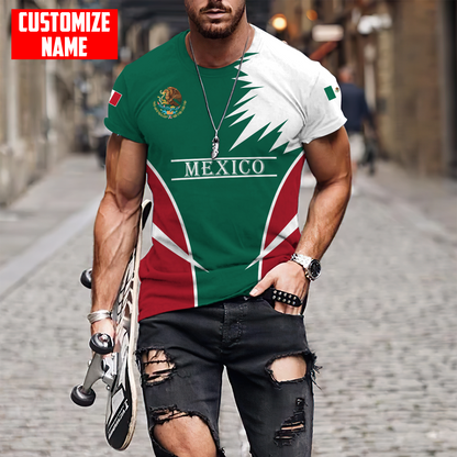 Personalized Name Mexico 3D All Over Printed Unisex Shirts DQB06072101