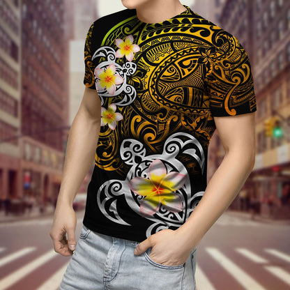 Amazing Polynesian Tattoo Turtle Unisex Hoodie ML