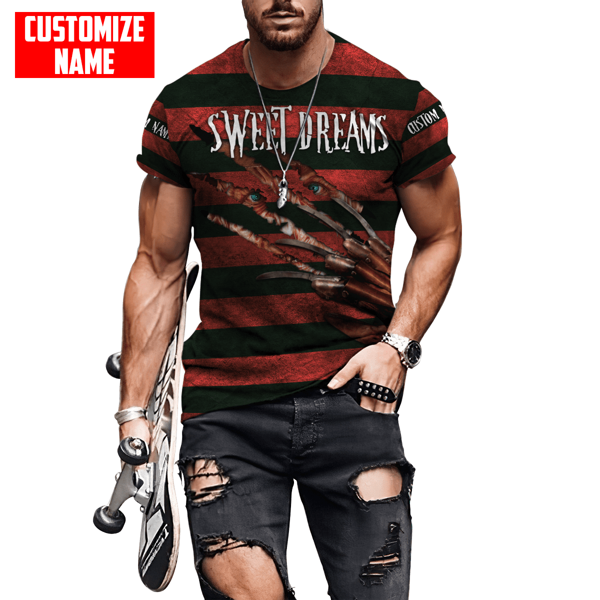 Customize Name Sweet Dream 3D All Over Printed Unisex Shirts