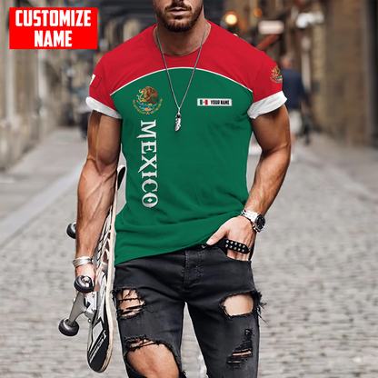 Persionalized Mexico 3D All Over Printed Unisex Shirts DQB26062102