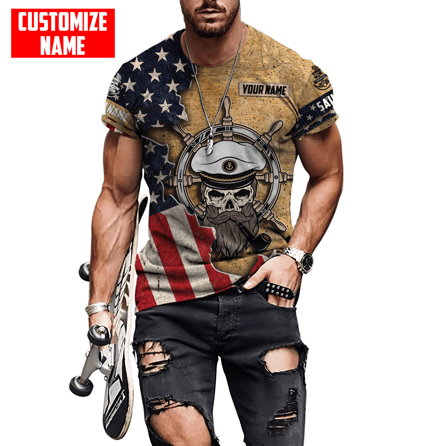 Customized name The Adventure Begins 3D All Over Printed Shirts