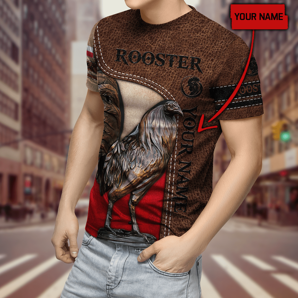 Personalized Polska Rooster 3D All Over Printed Unisex Hoodie