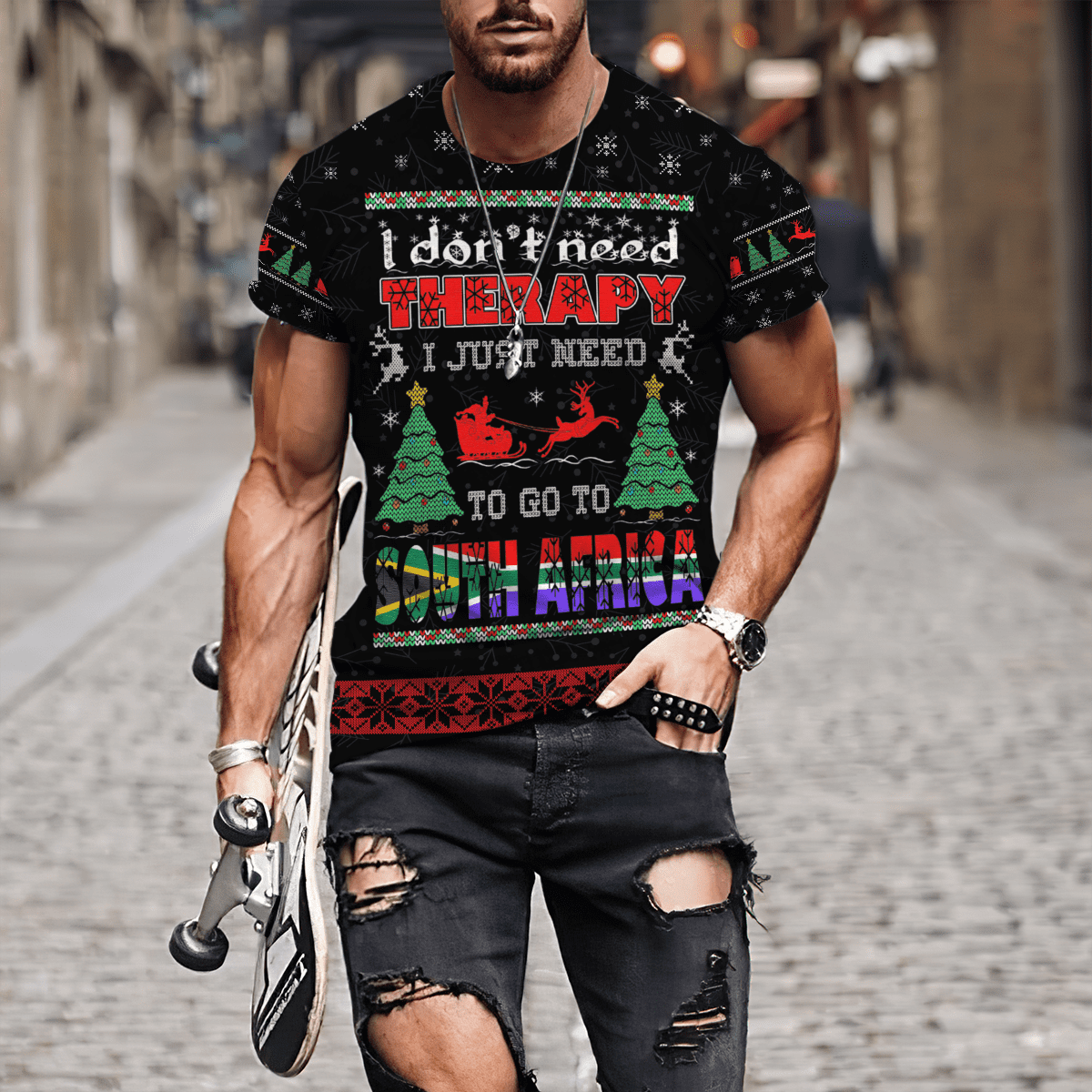 I Don’t Need Therapy I Just Need To Go To South Africa 3D Over Printed Hoodie DA30072102