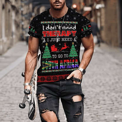 I Don’t Need Therapy I Just Need To Go To South Africa 3D Over Printed Hoodie DA30072102