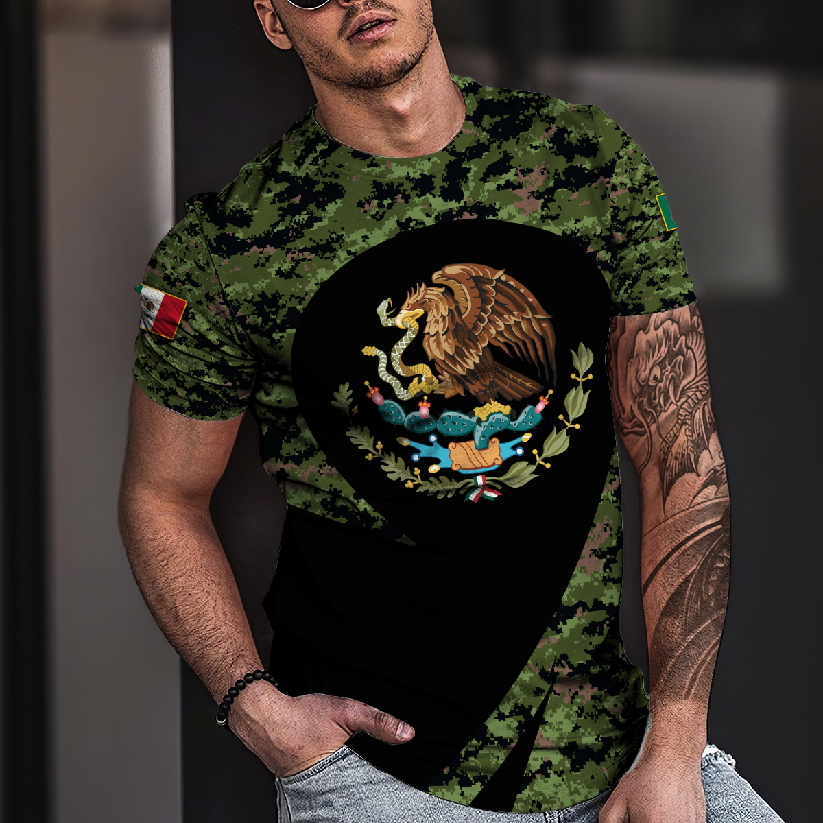 Mexico 3D All Over Printed Hoodie