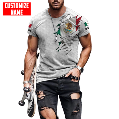 Persionalized Mexico 3D All Over Printed Unisex Shirts