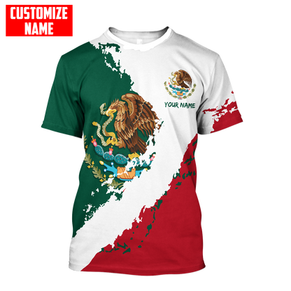Persionalized Mexico 3D All Over Printed Unisex Shirts